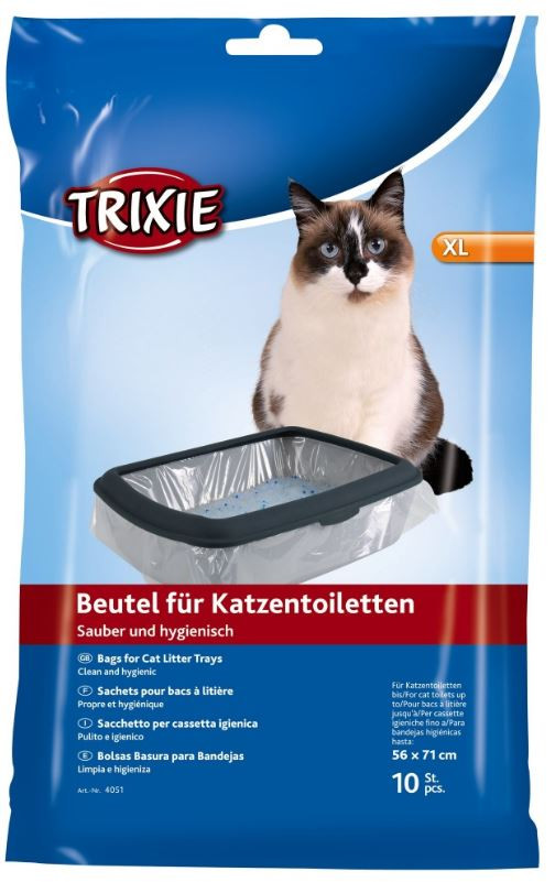 Verpakking van Trixie kattenbakzakken