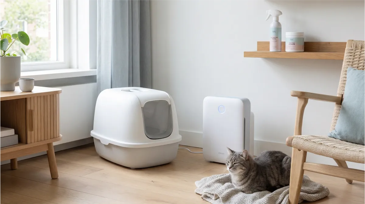 Kattenbak luchtverfrisser: zo houd je de kattenbak écht fris