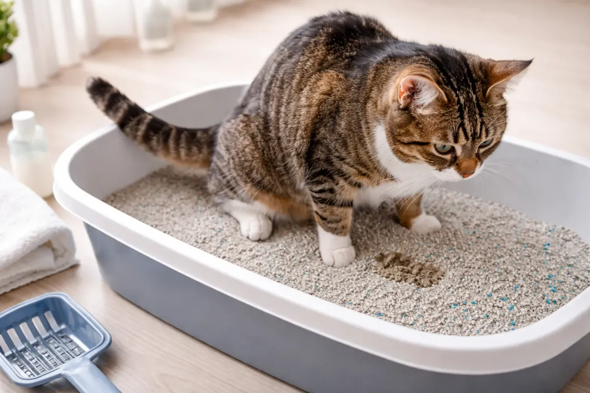 Kat plast kleine beetjes: wat betekent dit en wanneer is het spoed?