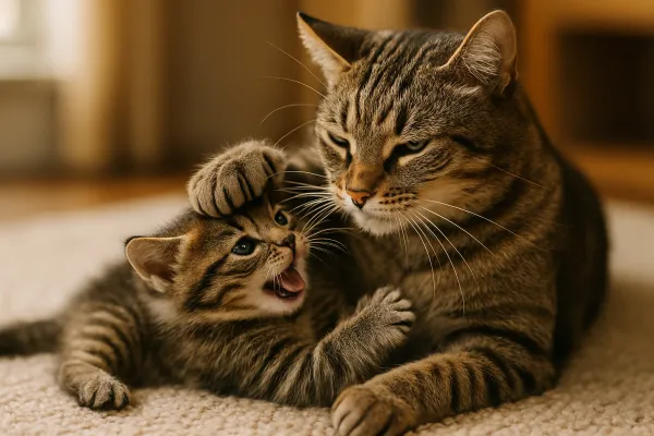 Kat valt kitten aan? Tips om een veilige omgeving te creëren!