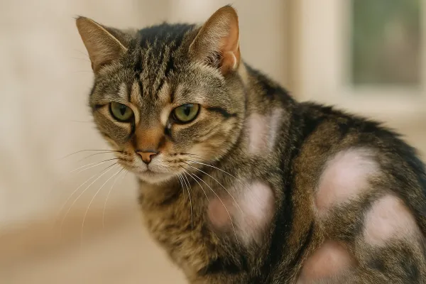 Wat te doen bij een kat met kale plekken – oorzaken & oplossingen
