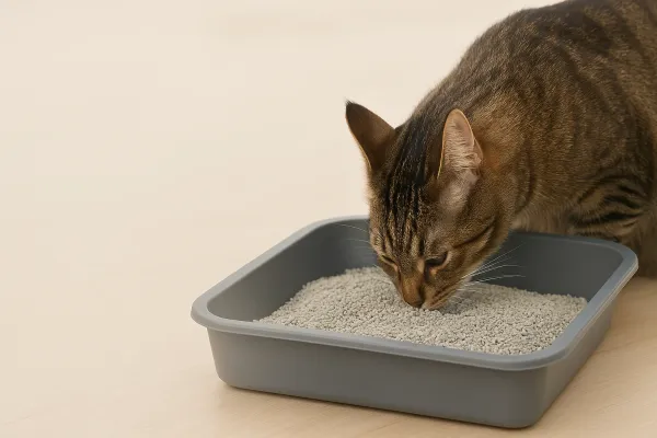 Kat eet kattengrit: oorzaken, gevolgen en oplossingen